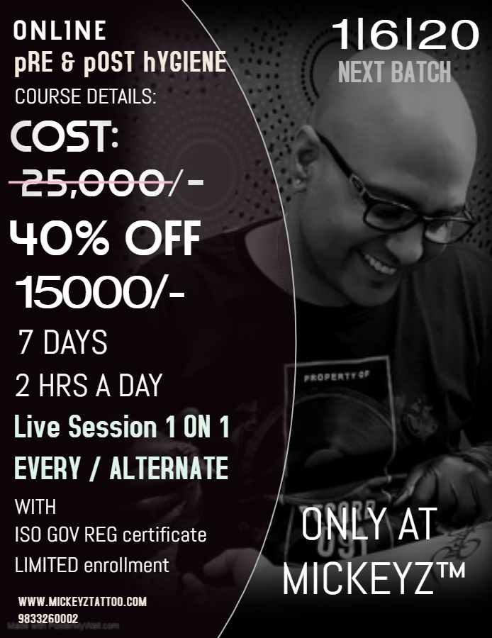Aggregate 92+ about tattoo artist course fees unmissable -  .vn